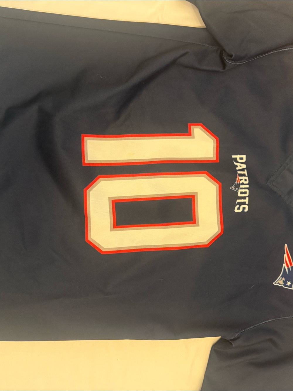 Youth Navy #10 Football Jersey